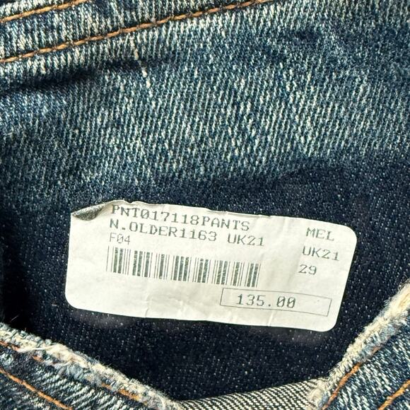 Meltin Pot New Older Denim Straight Jeans Blue Womens Size 29 NWOT - Picture 8 of 10